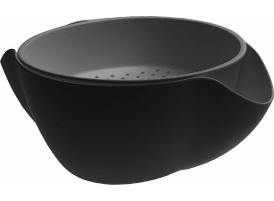 Misa z cedzakiem 1,2 l VEGE szara