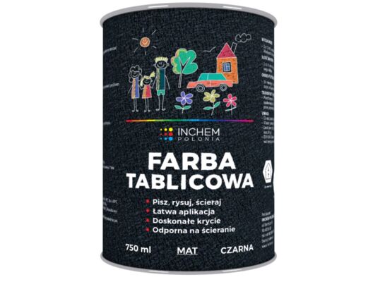 Farba MIX tablicowa czarna 750 ml