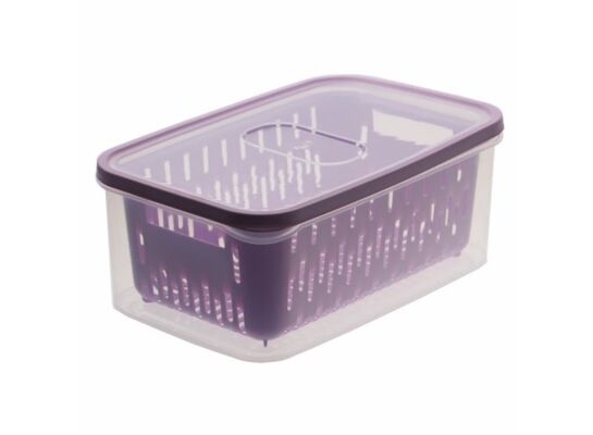 Pojemnik z ociekaczem 3,2 l VEGE fiolet