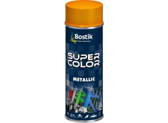 Lakier w aerozolu metalic 400 ml złoty Bostik