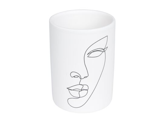 Kubek kosmetyczny CARA biały