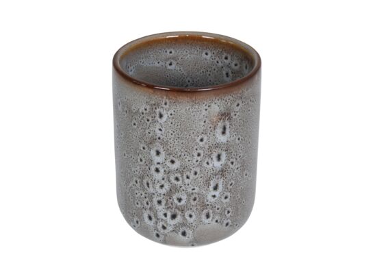 Kubek łazienkowy ceramiczny BARI szary