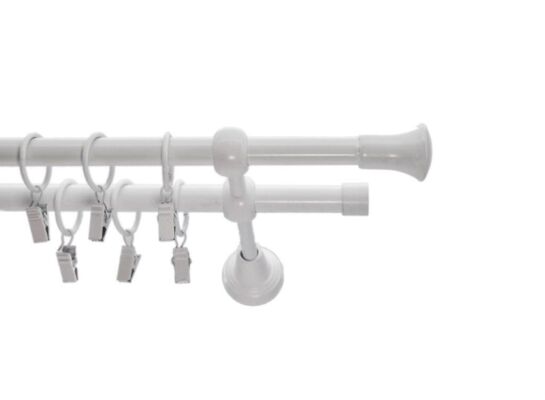 Karnisz kuty 19 mm biały 2 TRIO 200 cm atena