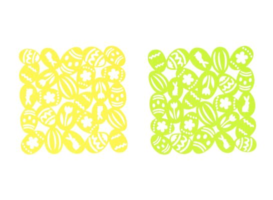 Mata wielkanocna na stół 30 x 30 cm