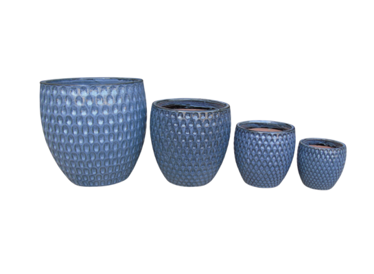 Donica Azurro Dark Grey L 34 cm