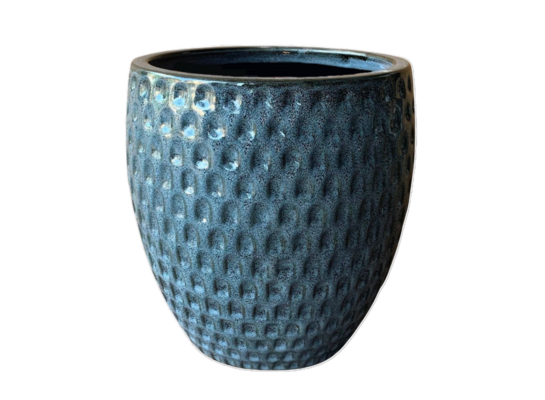 Donica Azurro Dark Grey L 34 cm niebieski