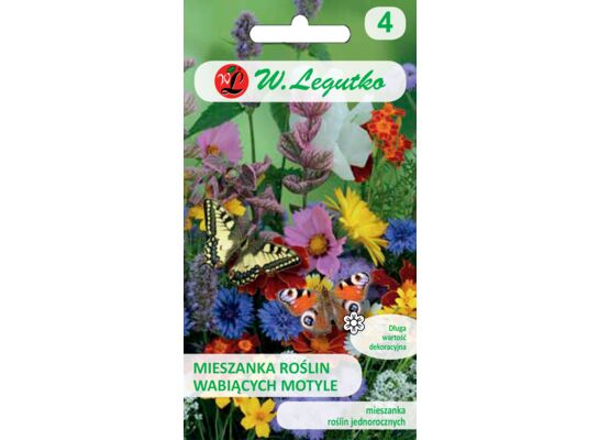 Mieszanka roślin wabiących motyle