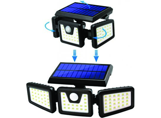 Solarna lampa bezpieczeństwa z czujnikiem ruchu