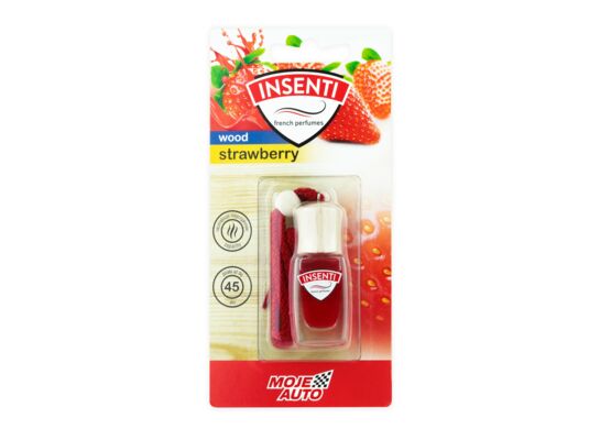 Odświeżacz powietrza Insenti Wood Strawberry 8 ml MOJE AUTO