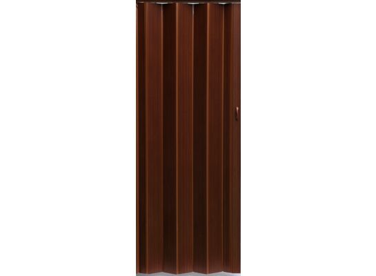 Drzwi harmonijkowe PIONEER 218 84 x 202 cm mahoń
