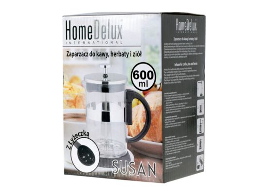 Zaparzacz do herbaty i kawy SUSAN 600 ml