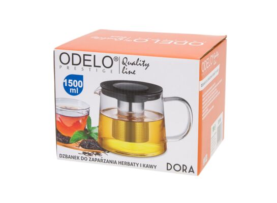 Dzbanek z zaparzaczem DORA 1500 ml