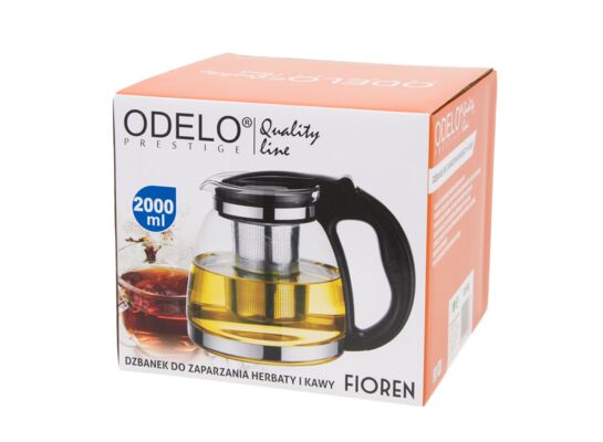 Dzbanek z zaparzaczem FIOREN 2000 ml