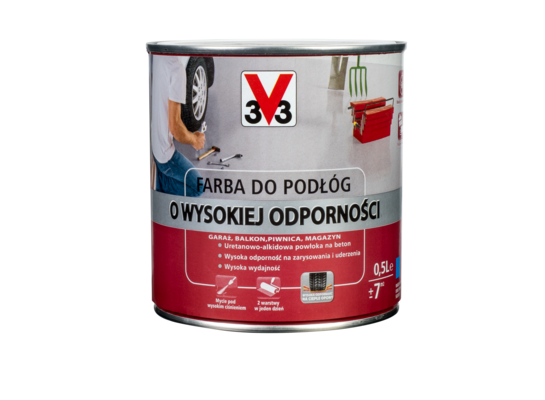 Farba do podłóg ciemno ceglasty 651 0,5l