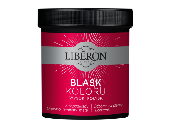 Farba akrylowa BLASK KOLORU 0,5 l karmazynowy brzask LIBERON