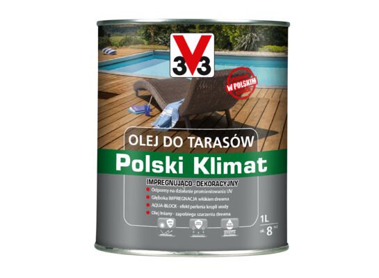 Olej do tarasów 1 l palisander