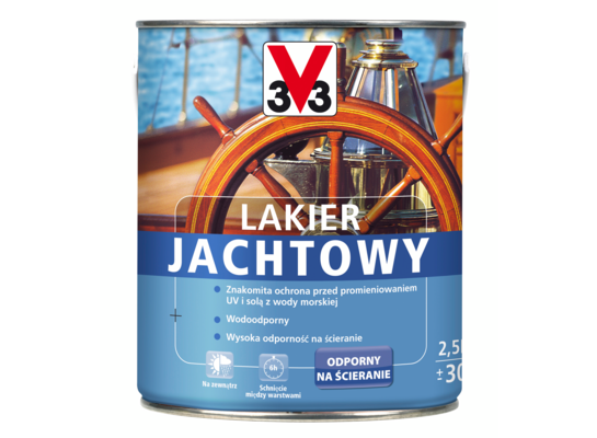 Lakier Jachtowy bursztyn 2,5 l