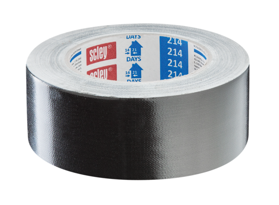 Taśma tynkarska 214, 48 mm x 25 m czarna