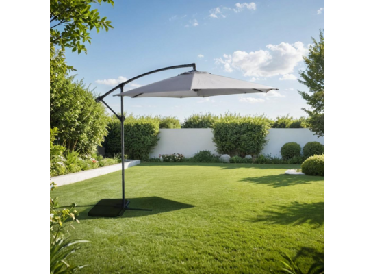 Parasol boczny 300 cm szary