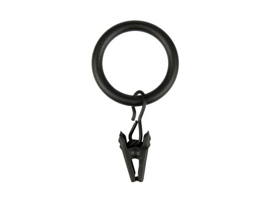 Kółka czarny mat 16/19 mm z żabkami 10 szt.