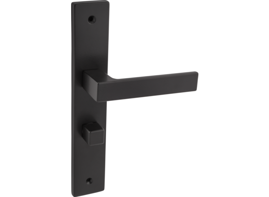 Klamka QUBE 72 WC czarny mat