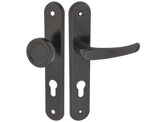 Gałko-klamka GAMAR czarna 72 WKL