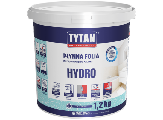 TYTAN PROFESSIONAL Płynna folia HYDRO 1,2 kg szary