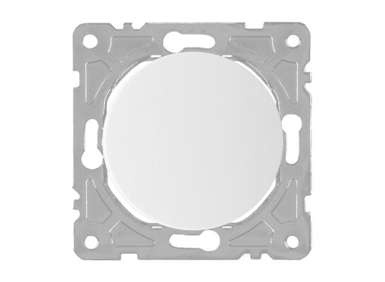 Włącznik pojedynczy biały OVAL