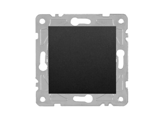 Włącznik pojedynczy czarny QUAD