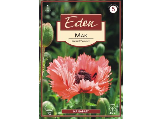 Mak papaver Fornsett Summer 1 sztuka Eden