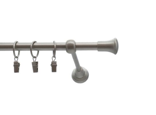 Karnisz kuty 16 mm satyna nikiel mix 160 cm