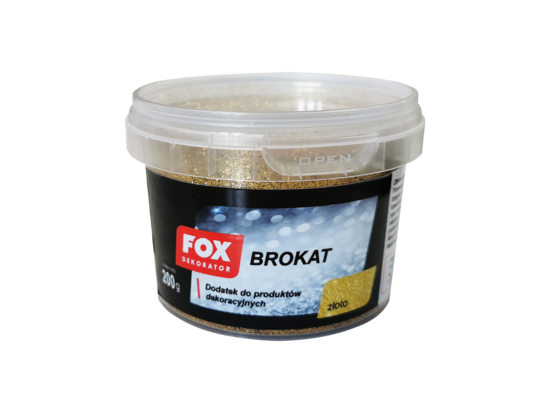 Dodatek do farb BROKAT 200 g złoto FOX