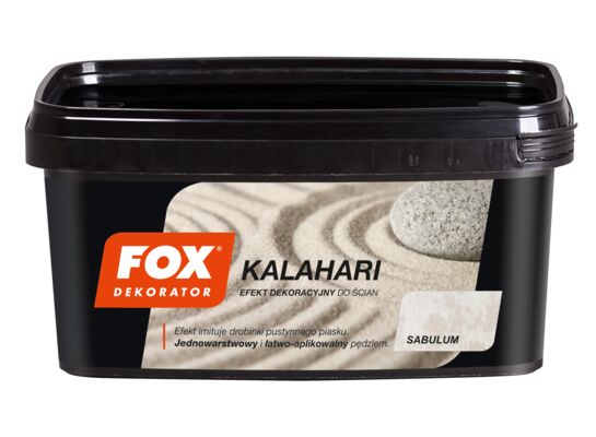 Farba dekoracyjna KALAHARI sabulum 1 l FOX