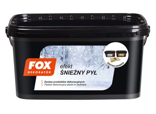 Zestaw dekoracyjny na 5 m² Efekt Śnieżny Pył FOX