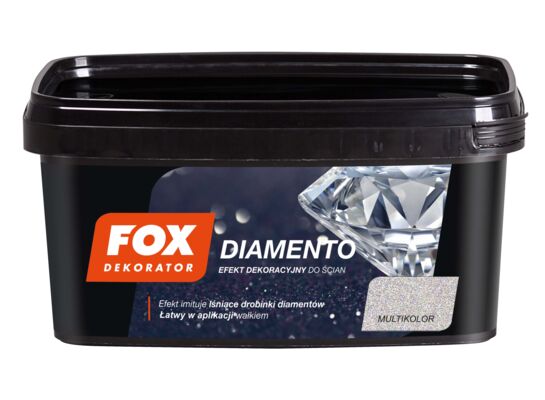 Farba dekoracyjna DIAMENTO multikolor 1 l FOX