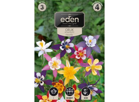 Orlik pospolity mix 3 sztuki Eden