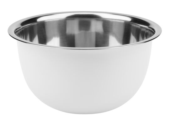 Miska nierdzewna DAVIS 18 cm biała