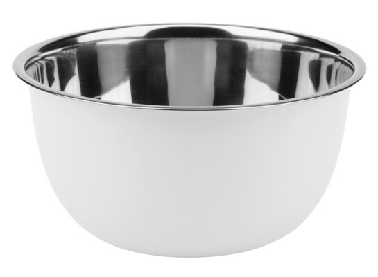 Miska nierdzewna DAVIS 21 cm biała