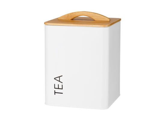 Pojemnik kwadratowy MONACO TEA biały