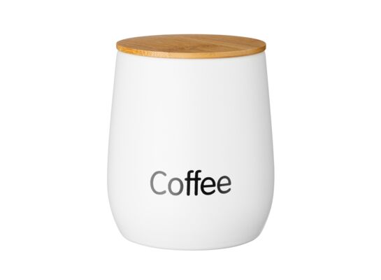 Pojemnik okrągły MONACO COFFEE biały
