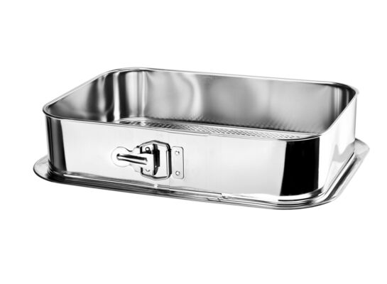 Tortownica prostokątna PLATINO 34 x 24 cm