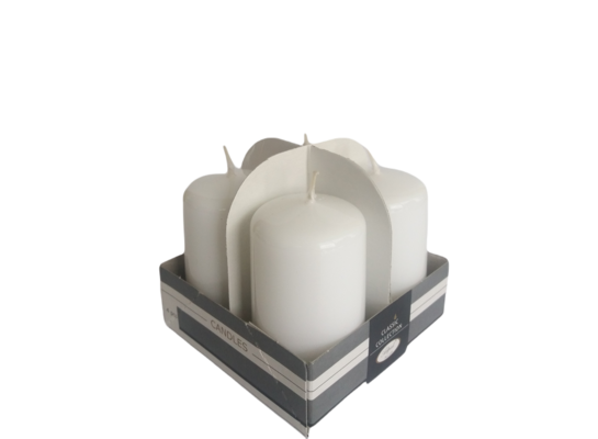 Świeca klasyczna pieńkowa 70/40 lakier biała