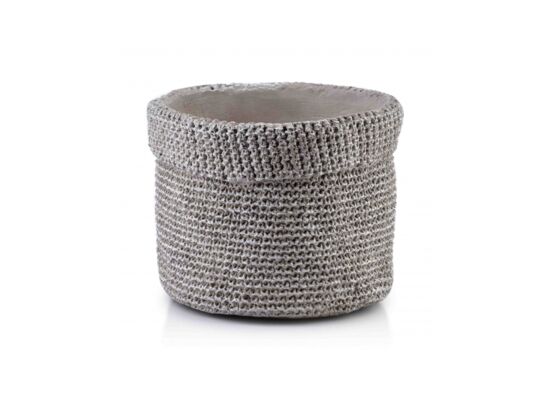 Osłonka ROSITA 19,5 x 16,5 cm szara