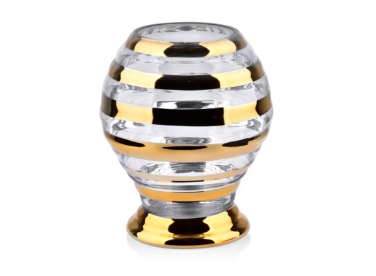 Świecznik 17 x 17 x 20 cm RITA GOLD