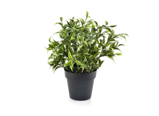 Kwiat sztuczny liście bambusa w doniczce 28 cm