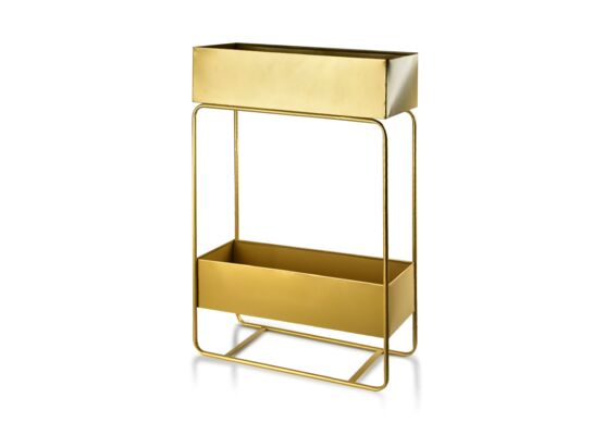 Kwietnik dwupoziomowy SWEN GOLD 60 x 25,5 x 90 cm