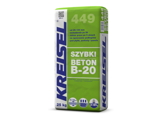 Szybki beton B-20 Kreisel 449 25 kg