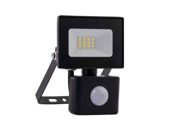 Naświetlacz LED z czujnikiem ruchu 10 W 900 lm 6500 K IP65 czarny