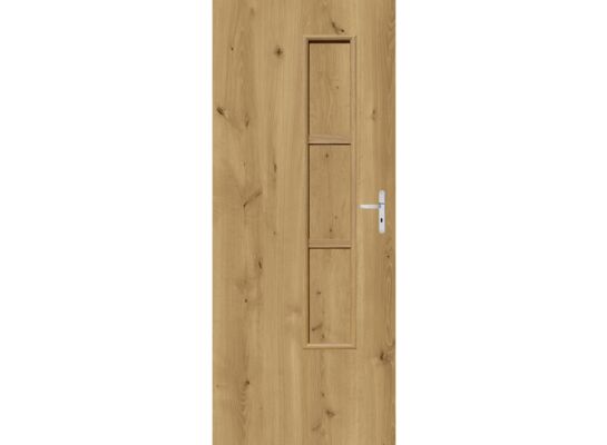 Drzwi wewnętrzne ZETA DĄB GÓRSKI pełne 80L
