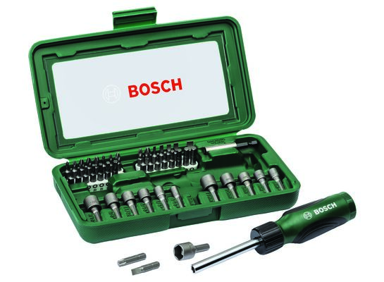 Zestaw osprzętu 46-częściowy screwdriver set BOSCH